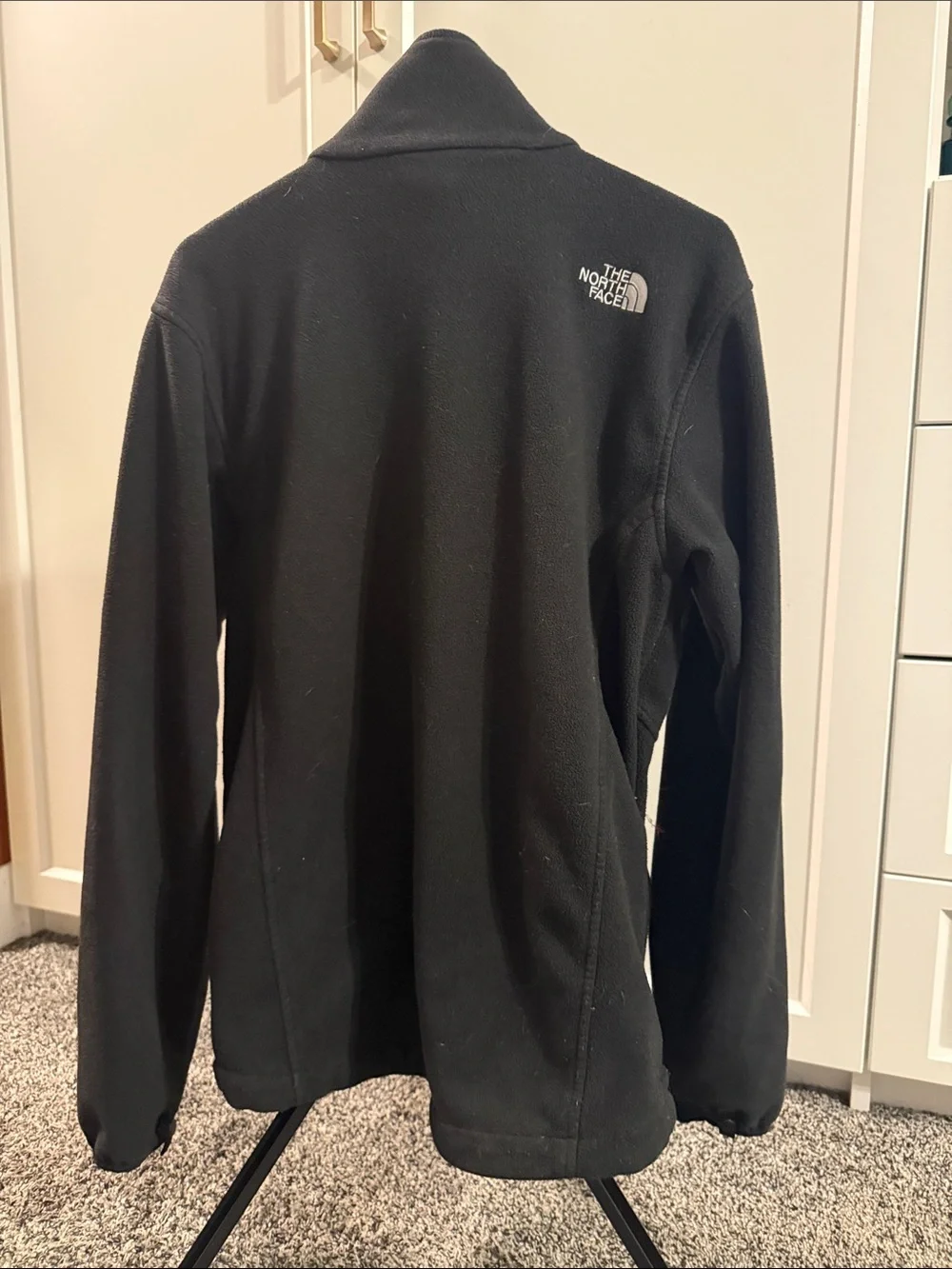The North Face Men’s Black Full Zip Fleece Jacket Medium